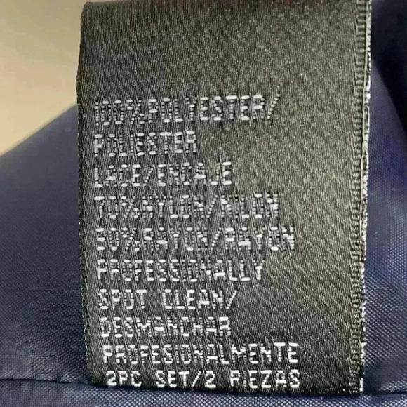 New SLNY womens jacket size 16 navy blue shrug formal mother of the bride - Picture 11 of 12